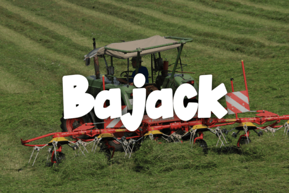 Bajack Font for Handmade and Commercial Design