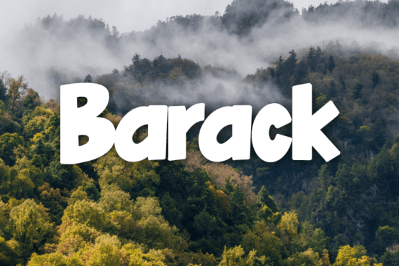 Barack - A Versatile Display Font for Craft Creators