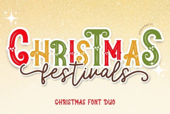 Christmas Festivals Duo: A Designer's Guide to Bold and Delicate Typography