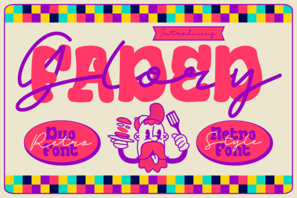 Faded Glory: A Nostalgic Display Font for Modern Design
