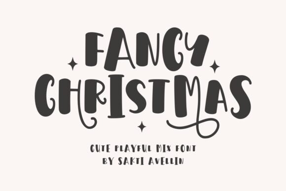 Fancy Christmas Font for Festive Handmade Creations