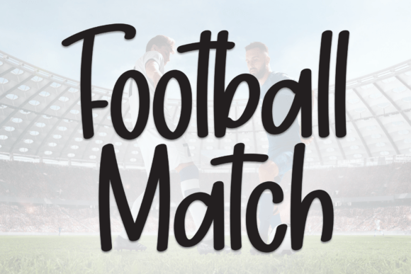 Football Match Font for Dynamic Web Designs