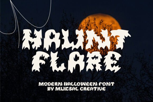 Hauntflare Font for Spooky Campaigns and Eerie Designs
