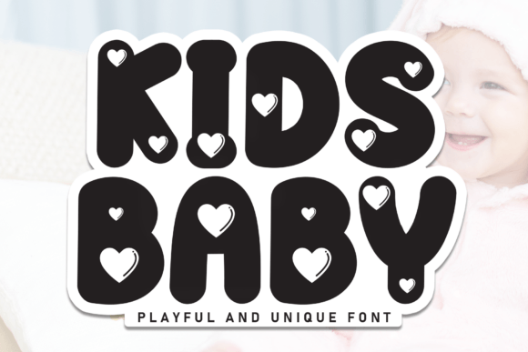 Kids Baby Font for Charming Editorial Designs
