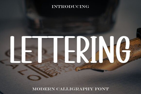 Lettering: A Handwritten Font with Timeless Elegance
