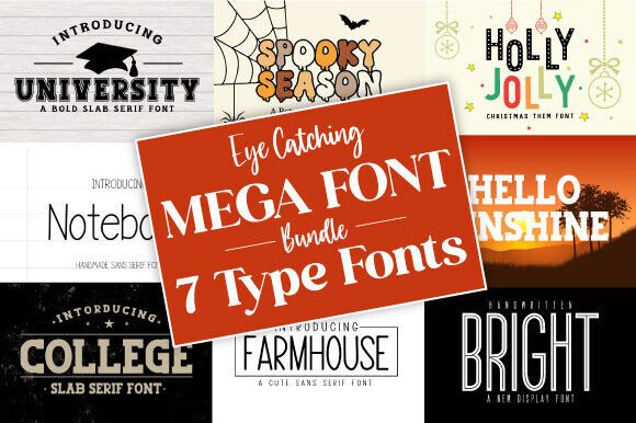 Mega Handmade Bundle for Clean Fonts and Professional Branding