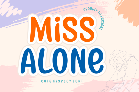 Miss Alone: A Display Font for Handmade Creativity