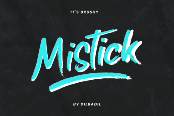 Mistick Font: A Handwritten Display Font for Creative Projects