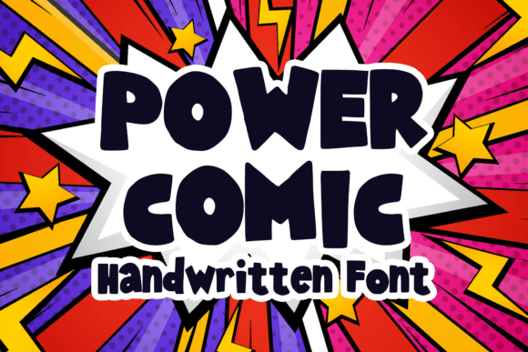 Power Comic: A Bold Handwritten Font for Dynamic Branding