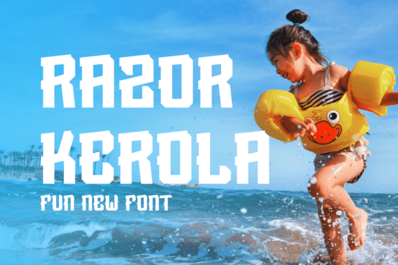 Razor Kerola Font for Bold Editorial Designs