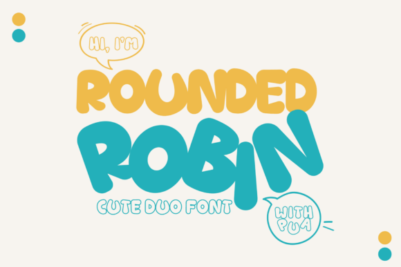 Rounded Robin: A Warm Display Font for Editorial Elegance