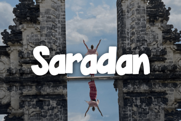 Saradan Font for Professional Branding and Creative Design