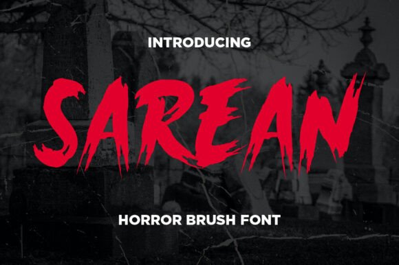 Sarean Font for Creepy Web Designs
