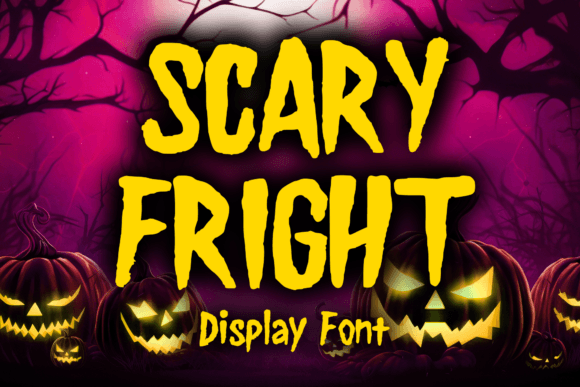 Scary Fright Font for Halloween and Horror-Themed Design