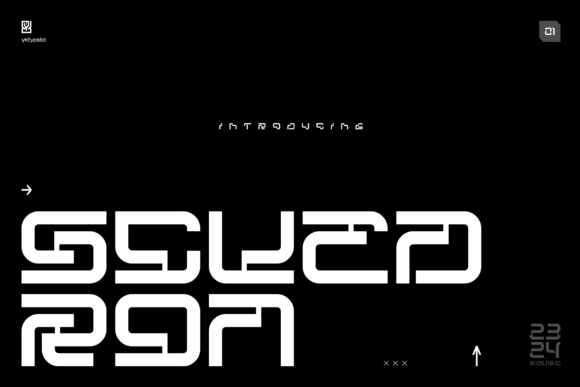 Scuedron: A Modern Futuristic Font for Bold Branding