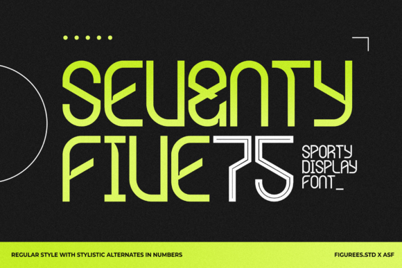 Seventy Five: A Bold Display Font for Dynamic Editorial Design