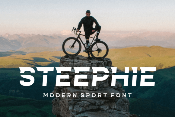 Steephie: A Bold Display Font for Creative Visuals
