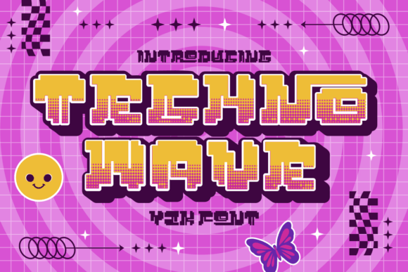 Techno Wave: A Futuristic Font for Bold Branding