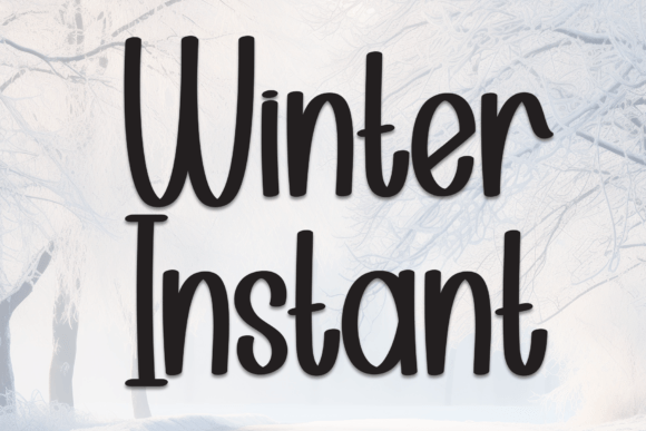 Winter Instant: A Handwritten Font for Cozy Editorial Designs